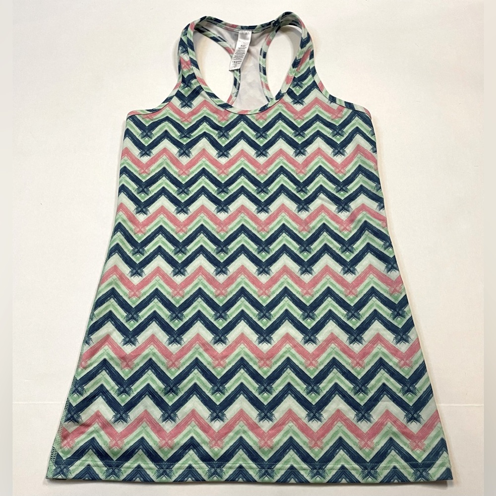 Girls Size 14. Ivivva By Lululemon Athletic Tank Top. Multi Color. Euc